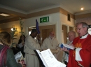 The Palm Sunday mass started in the Social Club